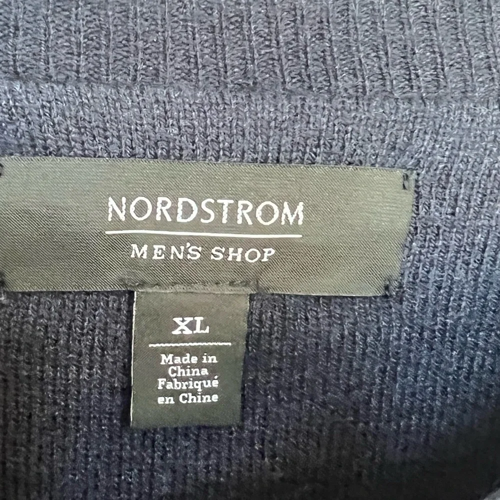 NORDSTROM Bird's Eye Crewneck Sweater